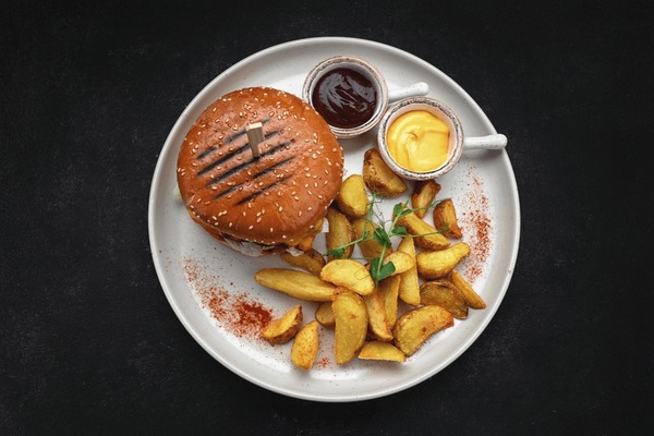 Mat från restaurangen